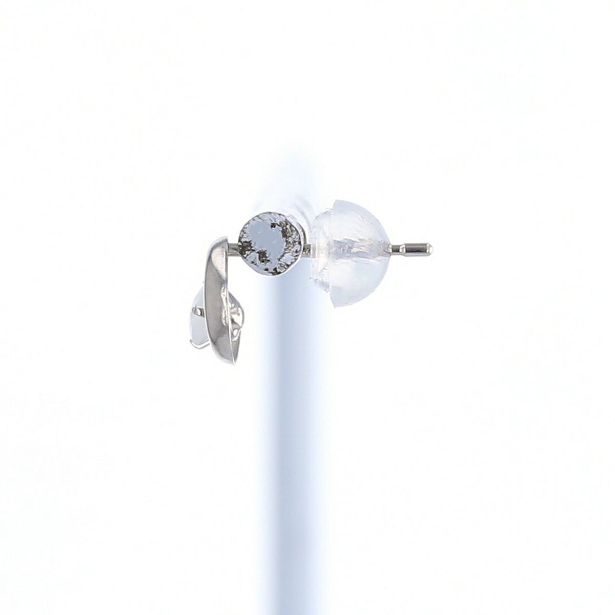 K10 WG ムーンストーン 月 ピアス 三日月 ホワイトゴールド 10金 6月 誕生石 誕生日 プレゼント レディース 20代 30代 40代 10k k10 天然石