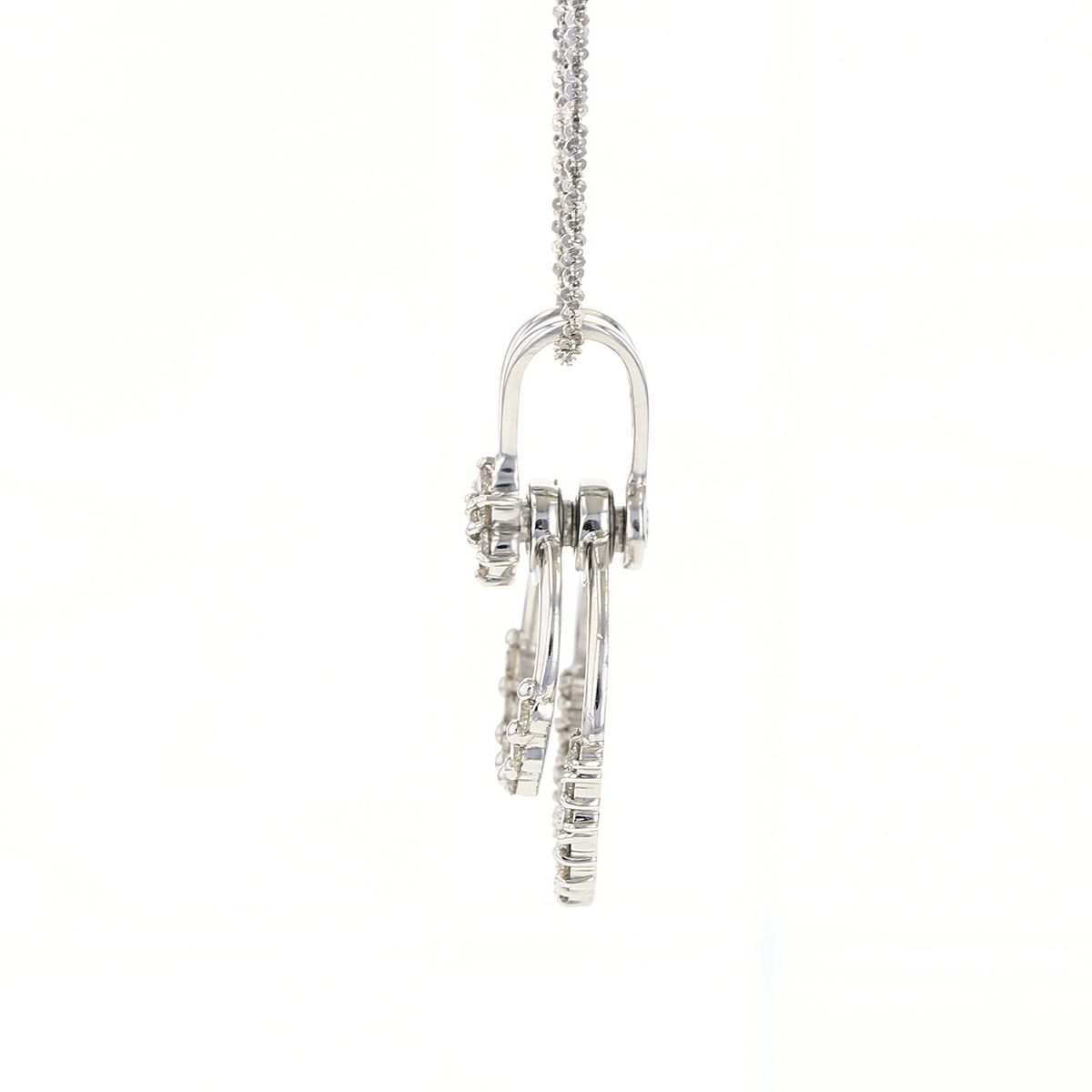 プラチナ ダイヤモンド ネックレス 1ct レディース 30代 40代 50代 妻 女性 結婚記念日 キラキラ スイング