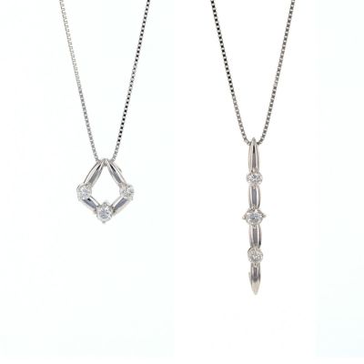 IKEDA Beau ダイヤモンドネックレス