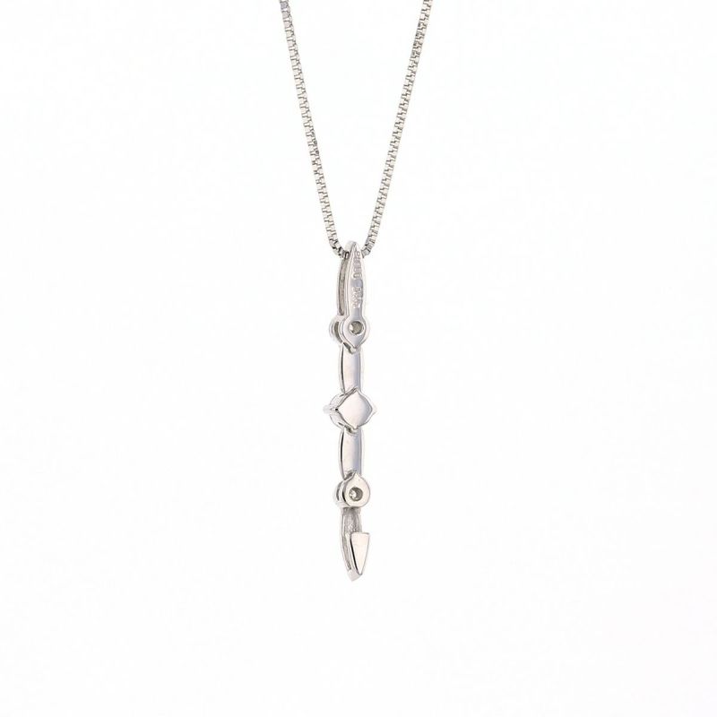 プラチナ ダイヤモンド ネックレス 3ストーン スリーストーン トリロジー レディース 2way 30代 40代 50代 妻 彼女 女性 結婚記念日 キラキラ PT PT950 誕生日プレゼント ギフト