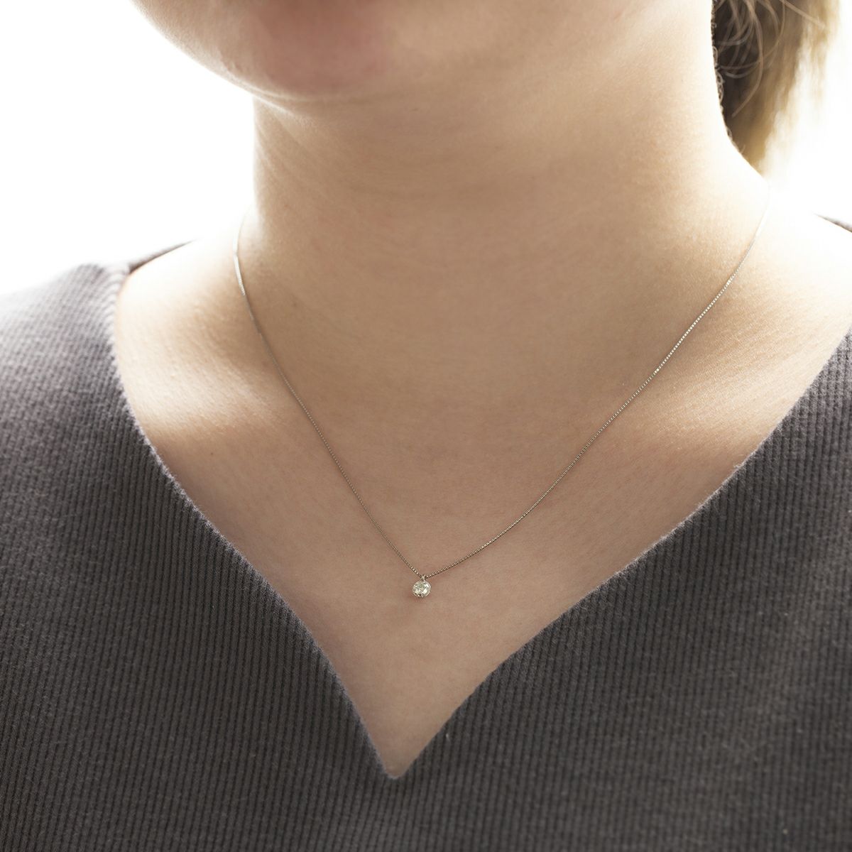 鑑定書付 プラチナ 一粒 ダイヤモンド ネックレス レディース PT 誕生日プレゼント ギフト 女性 妻 彼女 20代 30代 40代 50代 PT950 PT850 記念日 結婚記念日