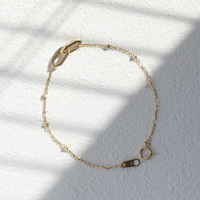 K18 YG ブレスレット イエローゴールド 18K 18金 レディース 妻 彼女 母 30代 40代 誕生日プレゼント 地金