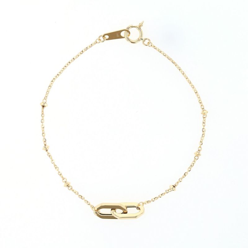 K18 YG ブレスレット イエローゴールド 18K 18金 レディース 妻 彼女 母 30代 40代 誕生日プレゼント 地金