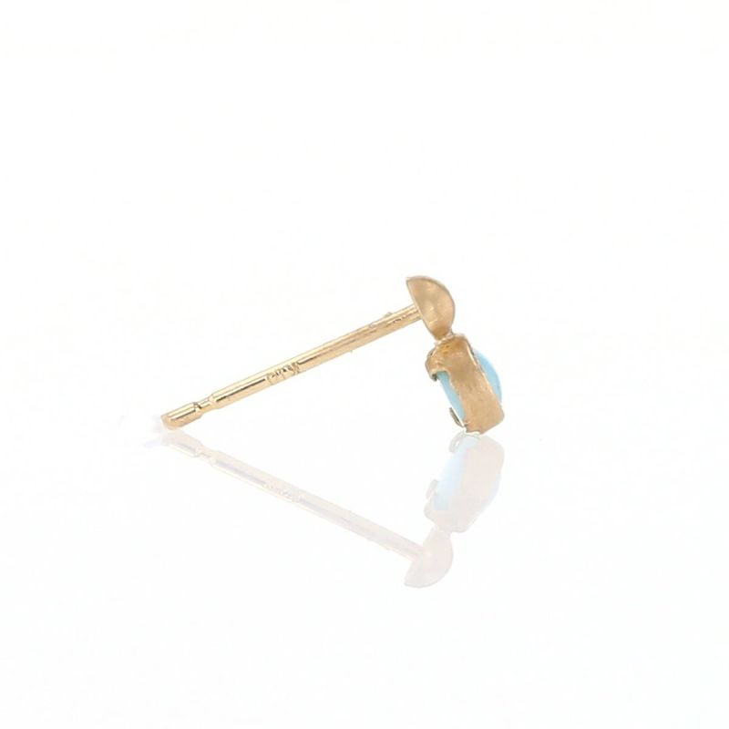 K10 YG ラリマー ピアス