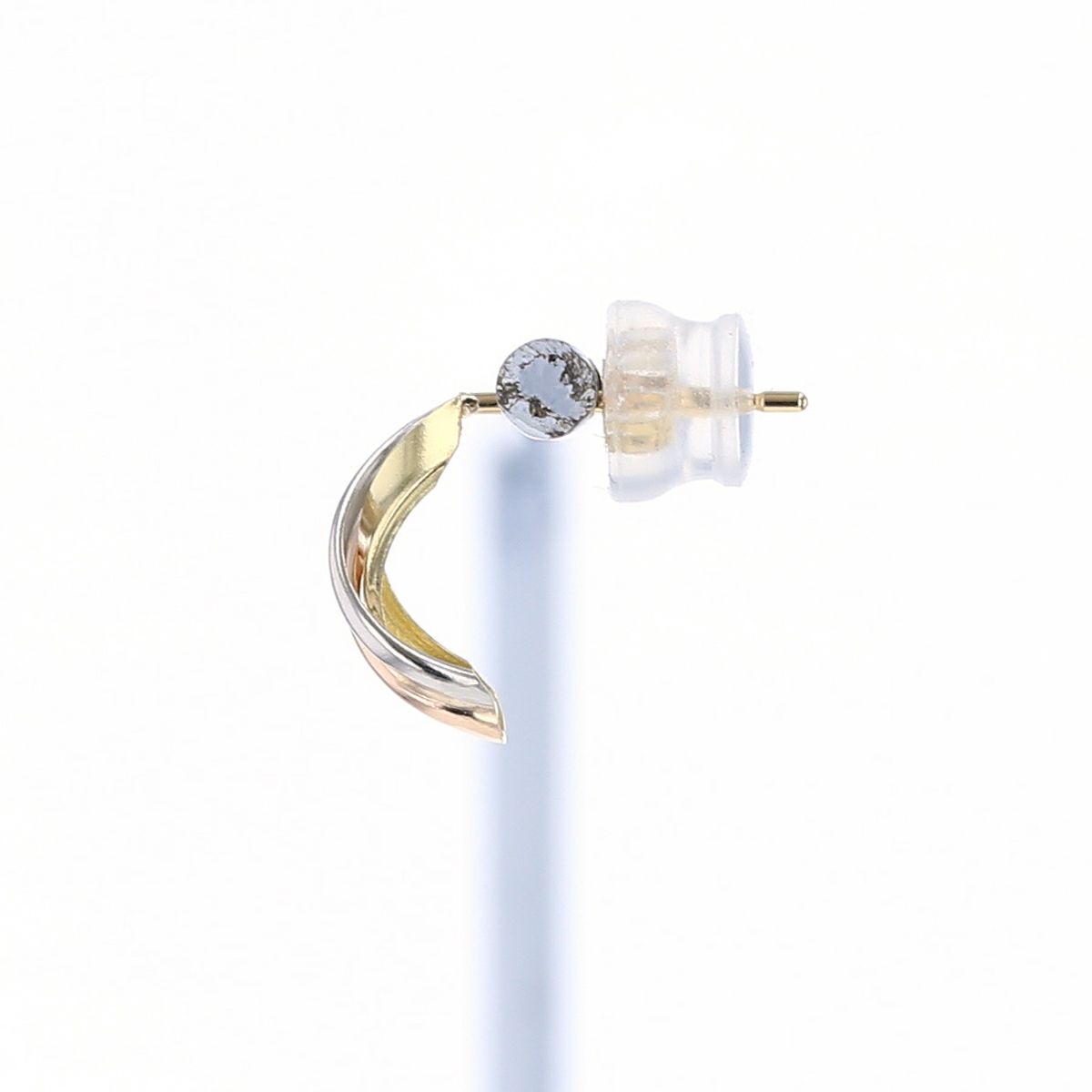 プラチナ900/K18 YG PG ハーフフープピアス  フープ ハーフフープ ピアス フープピアス イエローゴールド ピンクゴールド プラチナ PT900 PT レディース 20代 30代 40代 誕生日 プレゼント ギフト 女性 彼女 妻