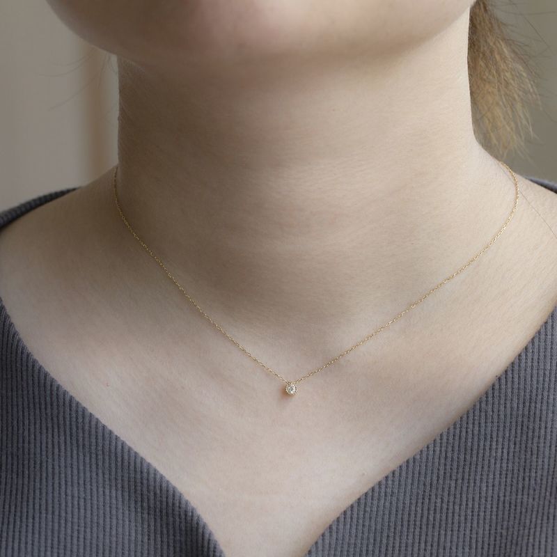 K10 YG ダイヤモンド ペンダントトップ ネックレストップ 妻 彼女 レディース 誕生日プレゼント ギフト イエローゴールド 10K