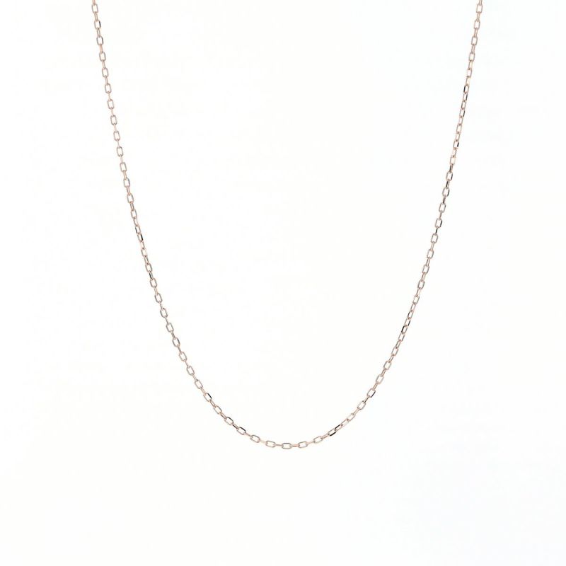 K10 YG/PG チェーンネックレス アズキチェーン チェーンネックレス イエローゴールド ピンクゴールド レディース 妻 彼女 誕生日 誕生日プレゼント 小豆チェーン 10K 10金 地金