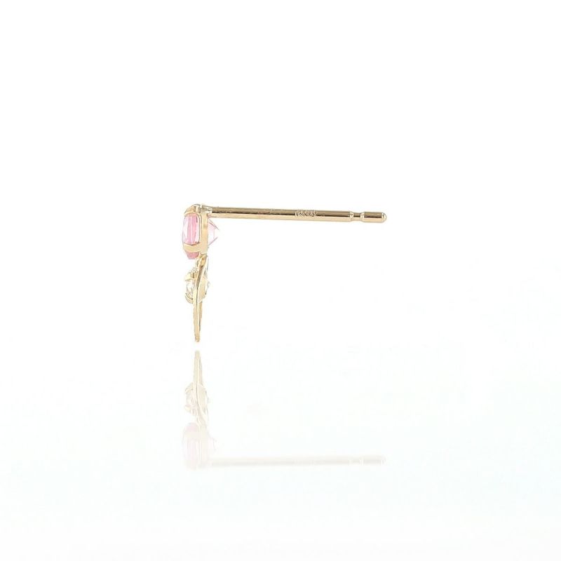 K10 YG キュービックジルコニア ピアス ゴールド レディース 10金 CZ 誕生日プレゼント ギフト 20代 30代 40代 女性 彼女 妻 イエローゴール