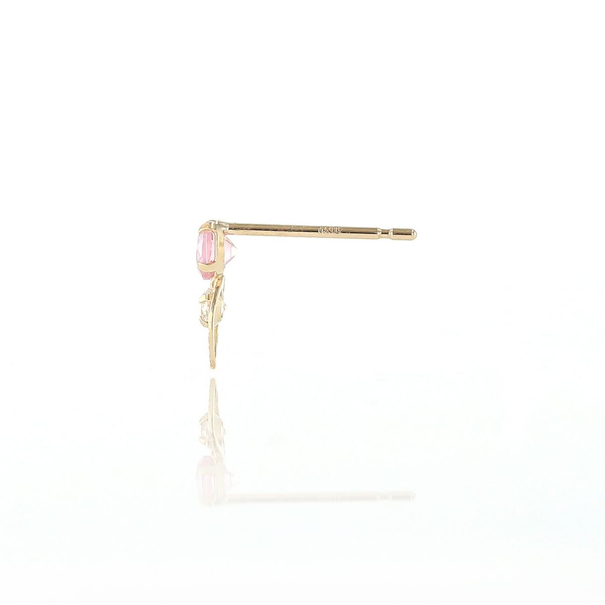 K10 YG キュービックジルコニア ピアス ゴールド レディース 10金 CZ 誕生日プレゼント ギフト 20代 30代 40代 女性 彼女 妻 イエローゴール