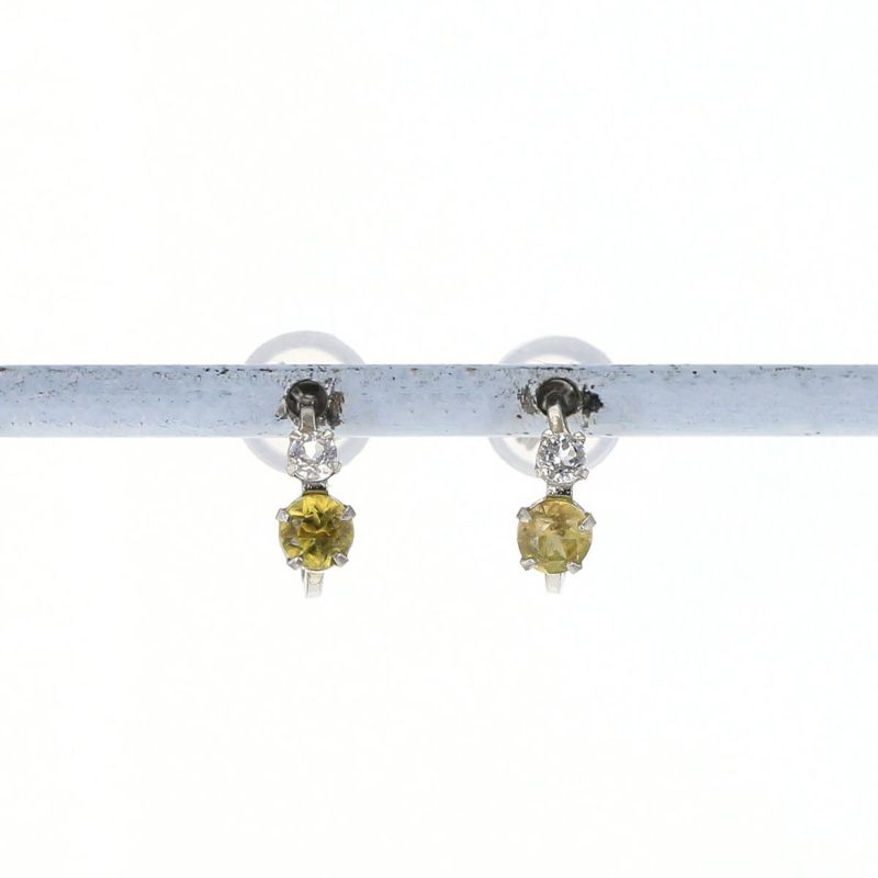 プラチナ スフェーン ホワイトトパーズ ピアス ハーフフープピアス ハーフフープ ピアス フープピアス PT900 レディース 20代 30代 40代 7月 誕生日 誕生日プレゼント プレゼント ギフト 女性 彼女 妻