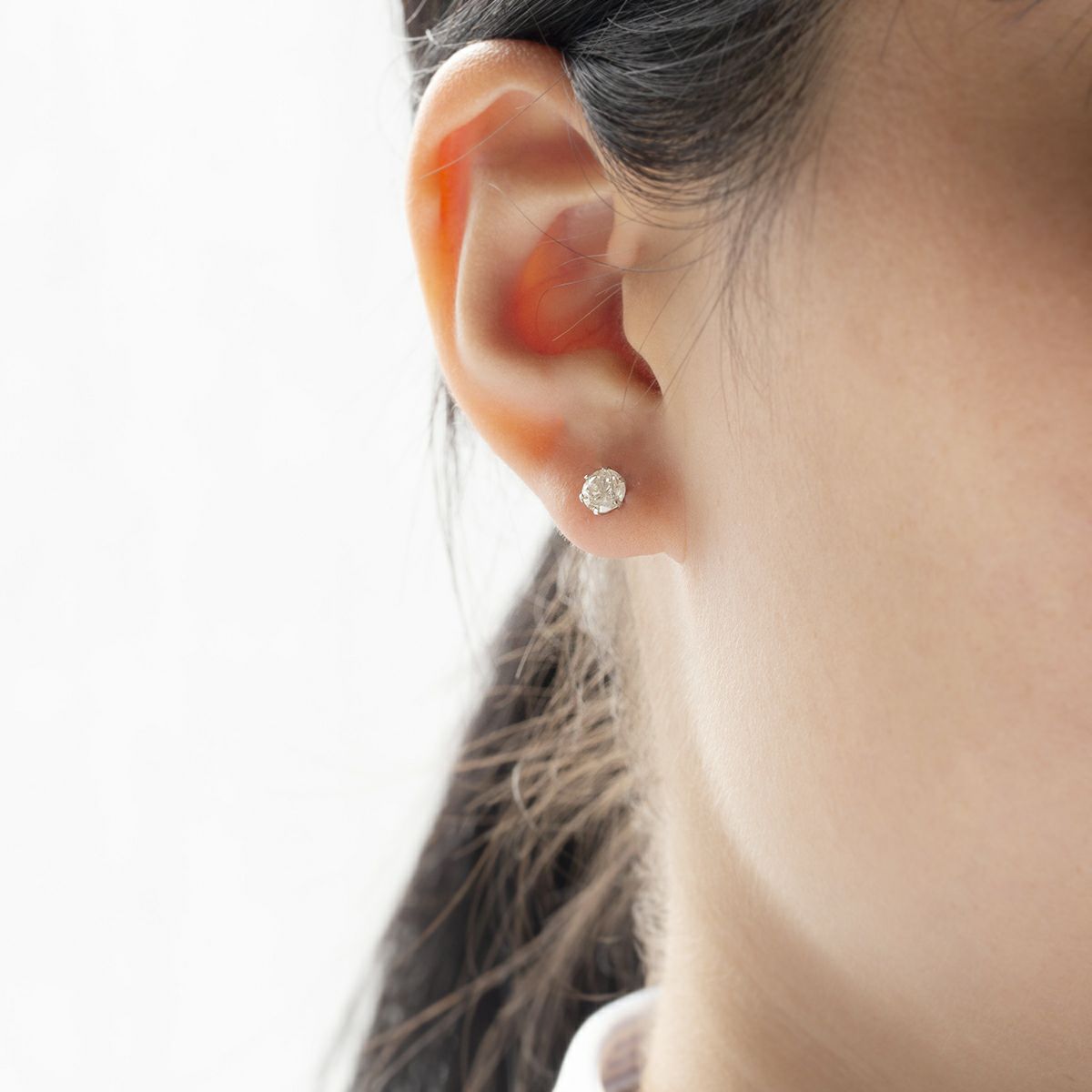 プラチナ 一粒 ダイヤモンド ピアス ダイヤ PT PT900 誕生石 4月 4月誕生石 レディース 彼女 妻 誕生日プレゼント ギフト