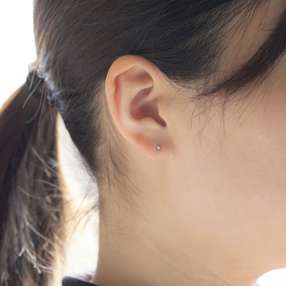 プラチナ 丸玉 ピアス 2.5mm