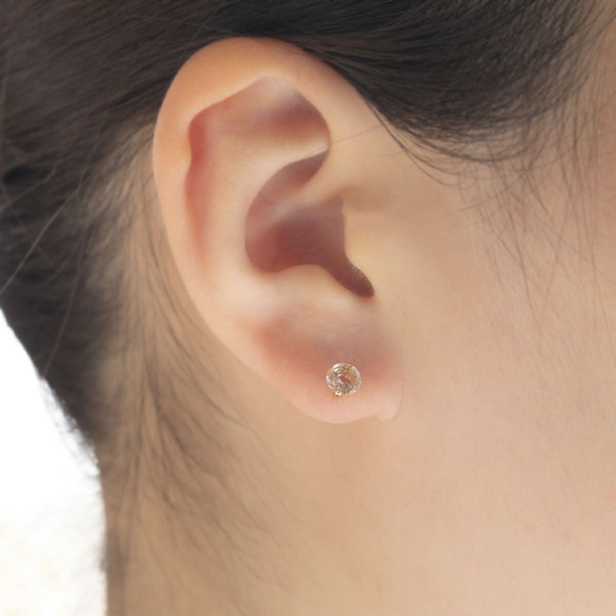 K10 YG ピンクトルマリン ピアス 1粒 10月誕生石 イエローゴールド 10金 10月 誕生石 誕生日プレゼント ギフト レディース 20代 30代 40代 10k k10 かわいい 天然石