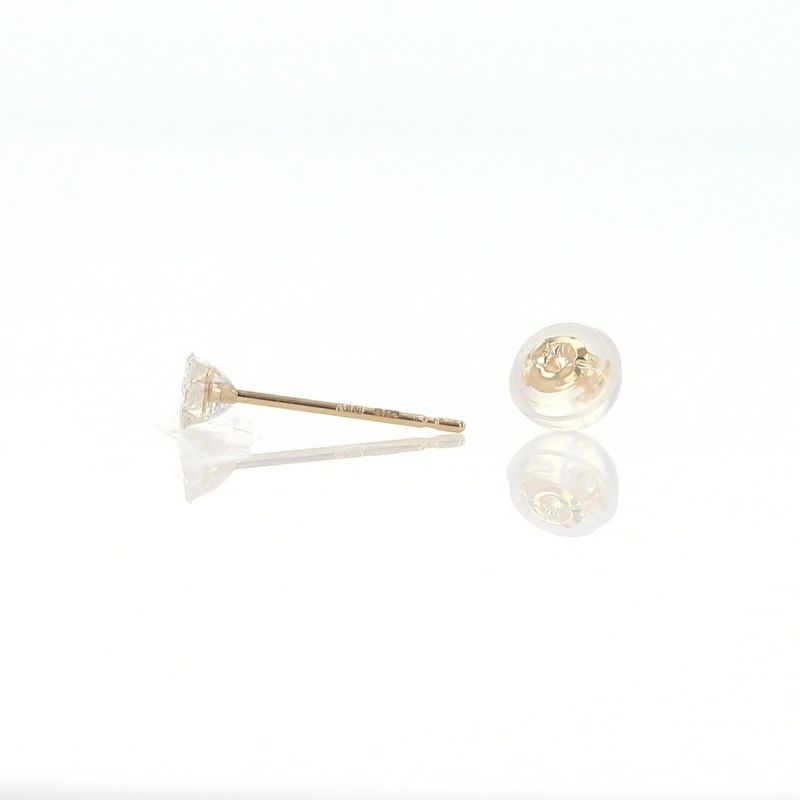 K10 YG ダイヤモンド ピアス | IKEDAジュエリーオンライン