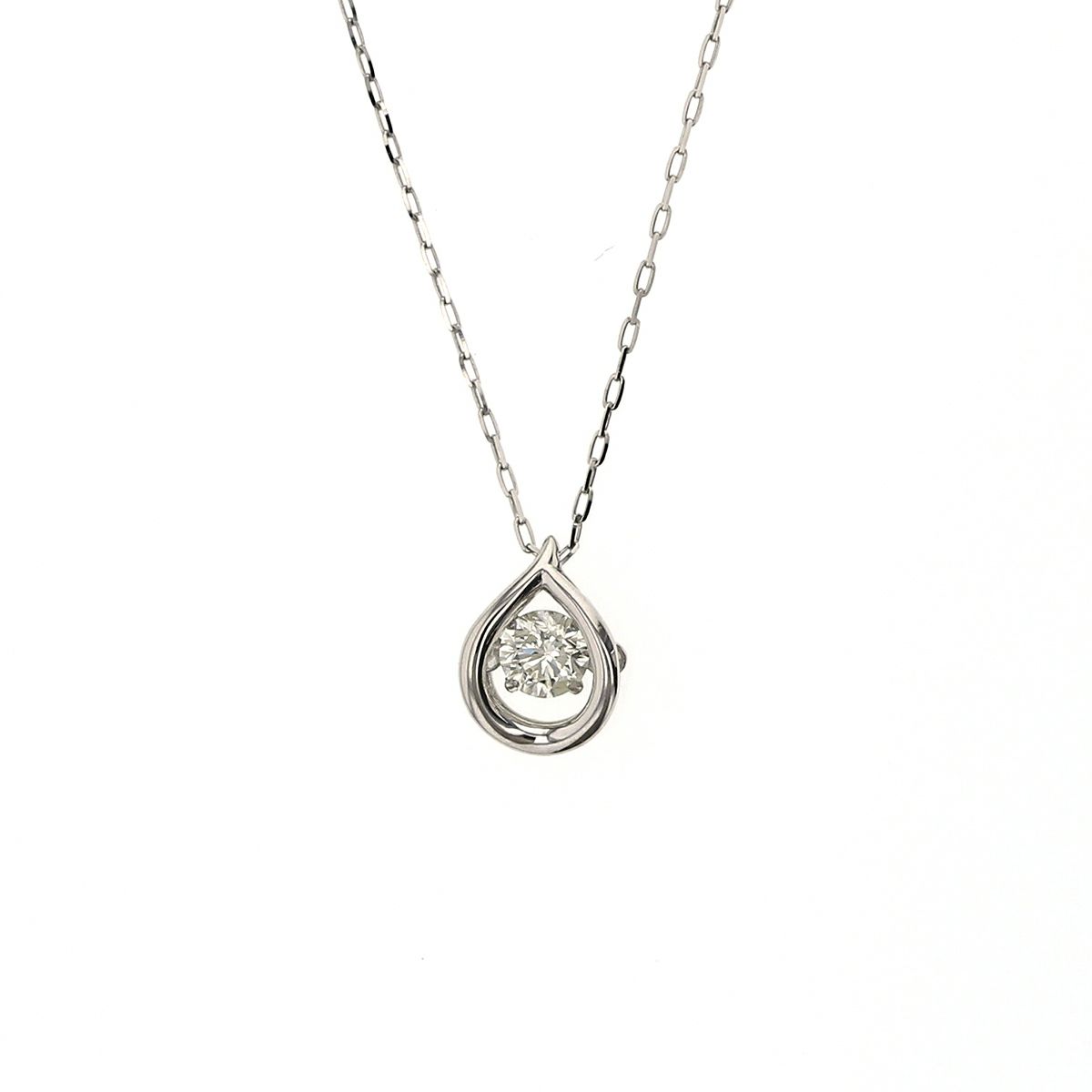 プラチナ ダイヤモンド ネックレス ダンシングストーン | IKEDA